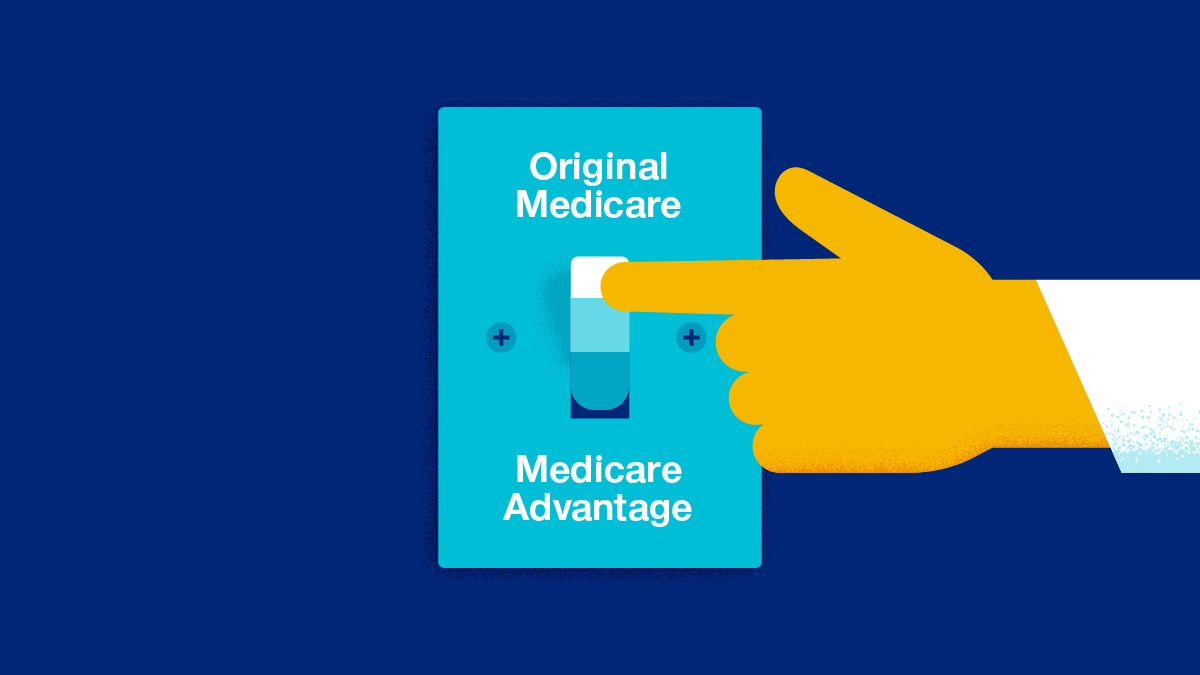 Switching from Original Medicare to Medicare Advantage like a lightswitch
