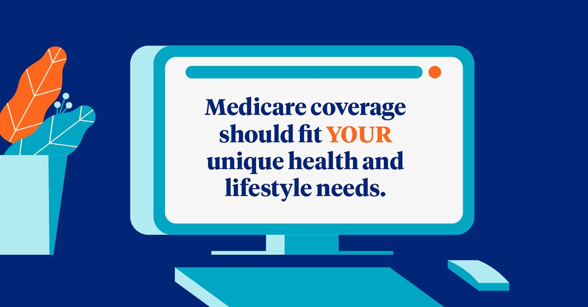 Medicare coverage should fit your unique health and lifestyle needs